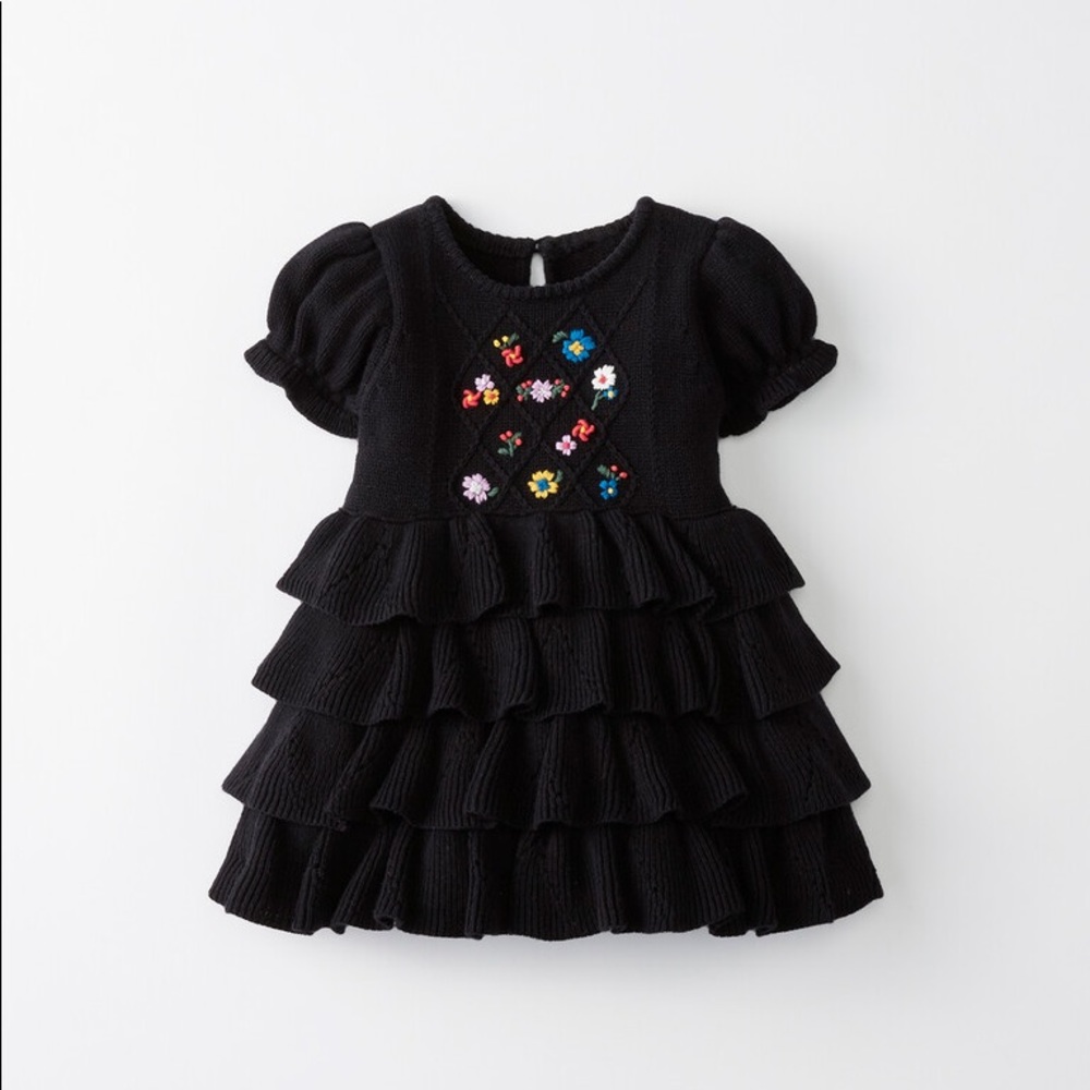 Hanna Andersson Twilight Hand Embroidered Dress